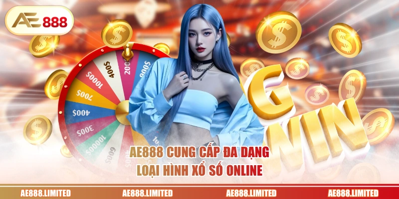 AE888 cung cấp đa dạng loại hình xổ số online
