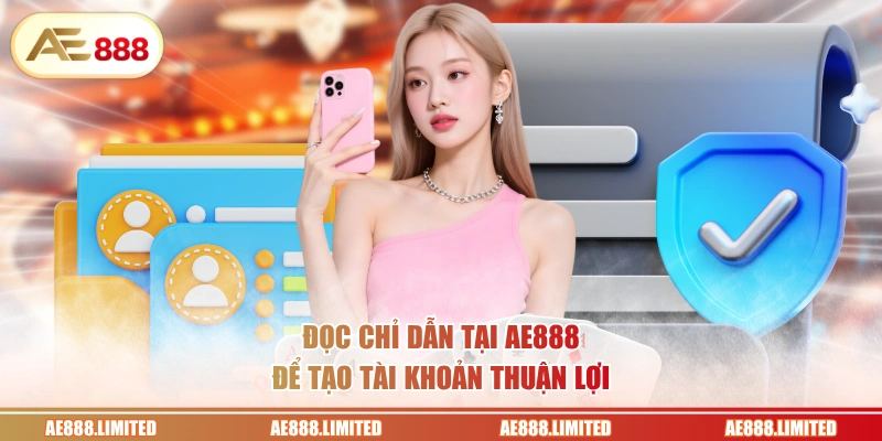 Đọc chỉ dẫn tại AE888 để tạo tài khoản thuận lợi